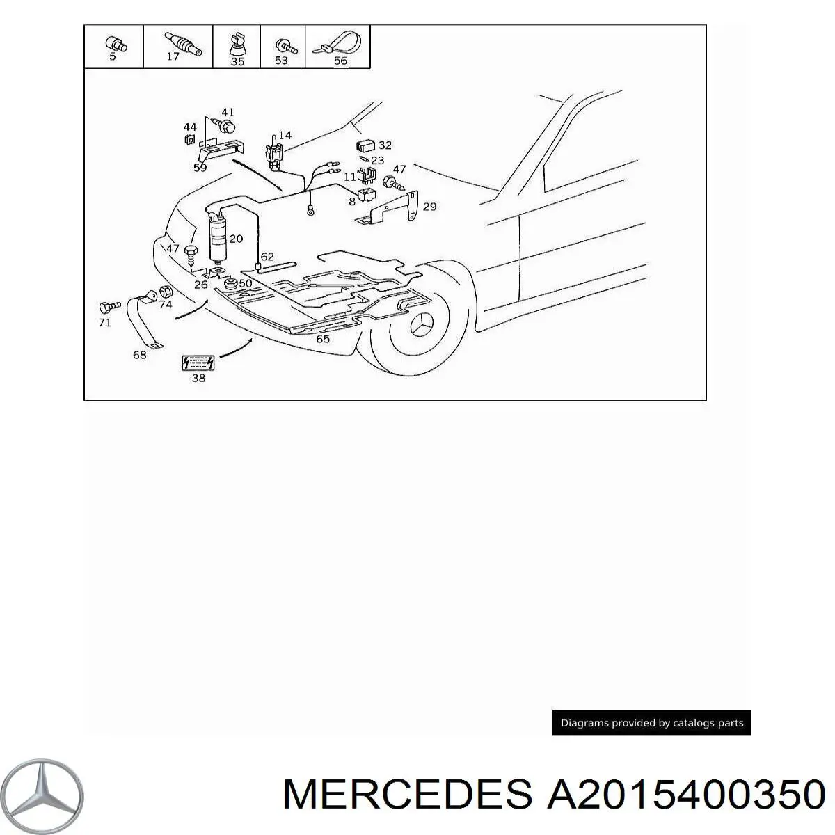 Caja fusibles Mercedes E coupé (C124) (1987 - 1993) precio, desde 44,57 EUR