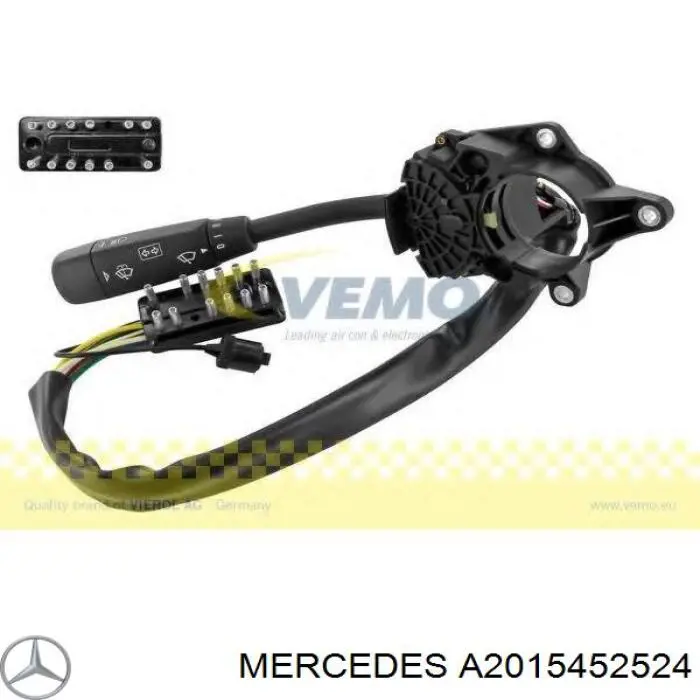Conmutador izquierdo de la columna de dirección Mercedes 2015452524 precio, desde 53,39 EUR