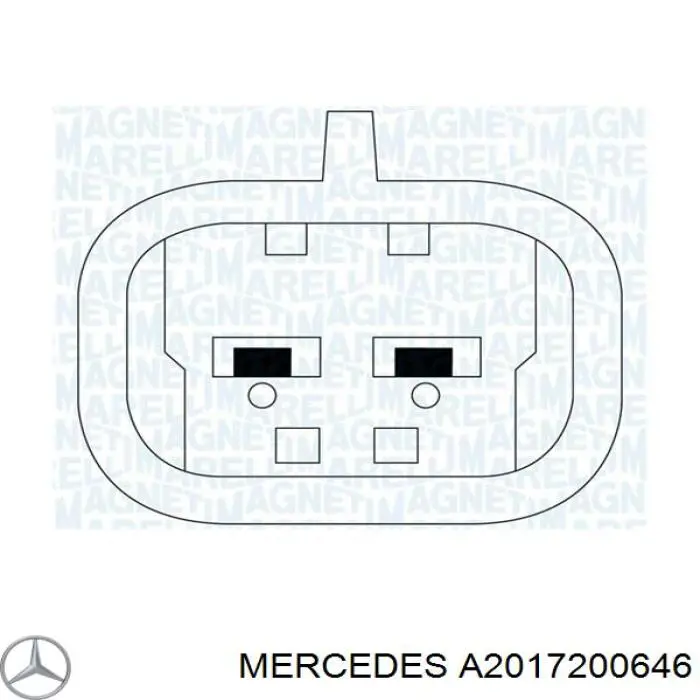 A2017201446 Mercedes mecanismo de elevalunas, puerta delantera derecha