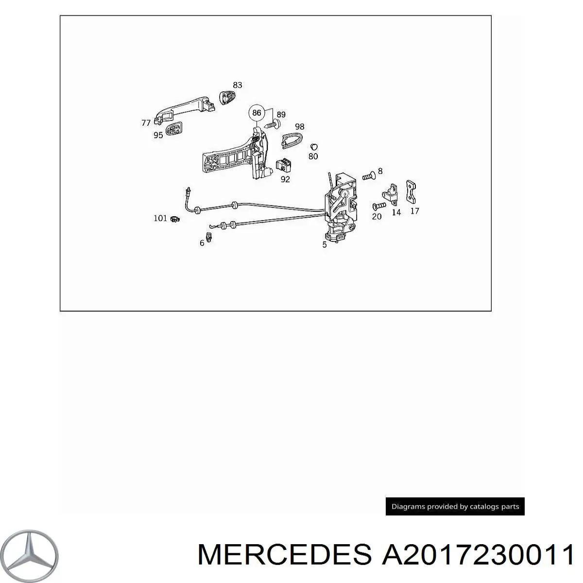  Mercedes A2017230011
