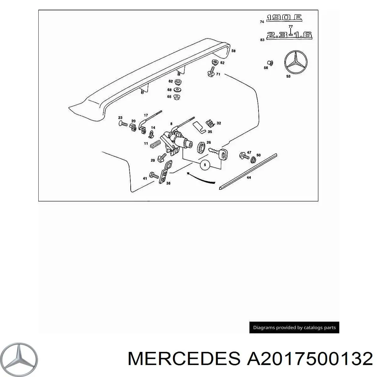  Mercedes A2017500132 precio, desde 18,60 EUR