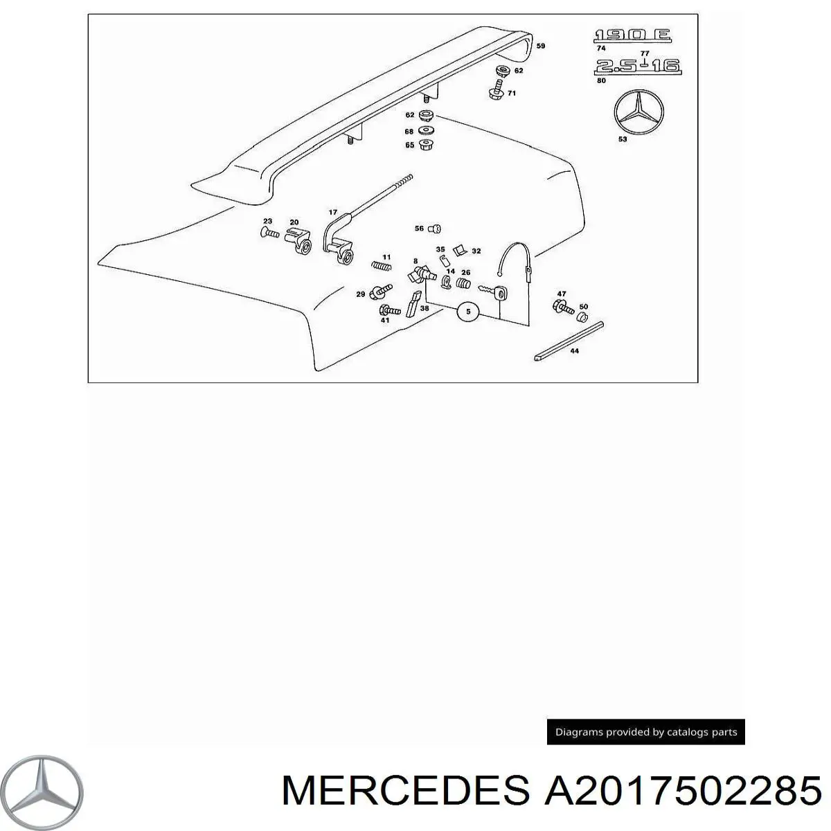Cerradura de portón trasero Mercedes A2017500785 precio, desde 134,48 EUR