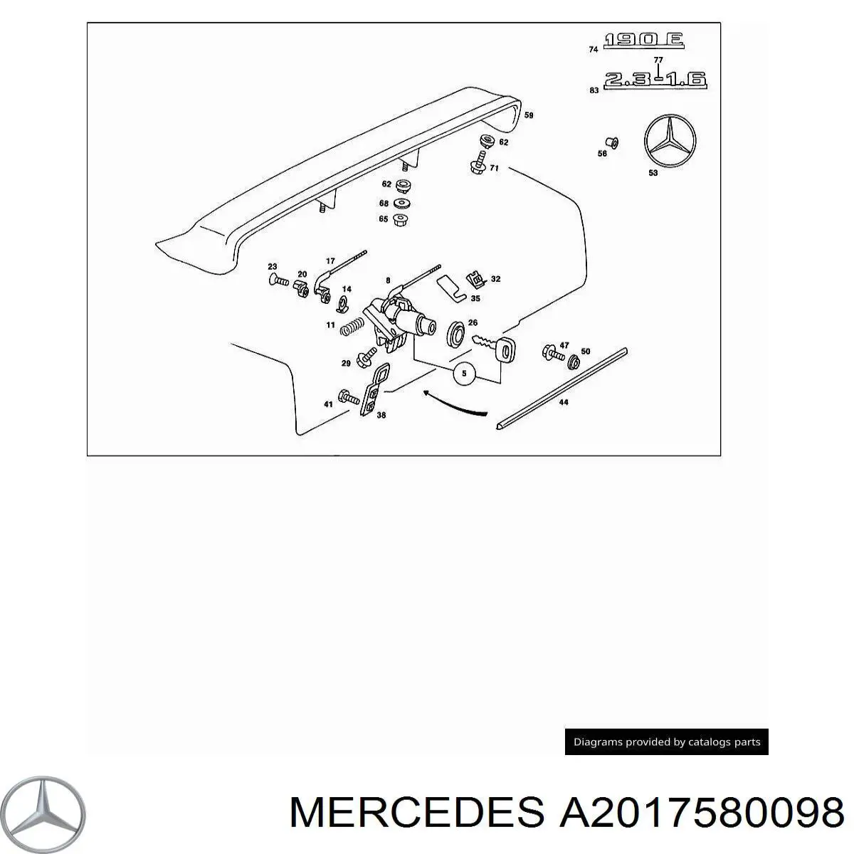 A2017580098 Mercedes 