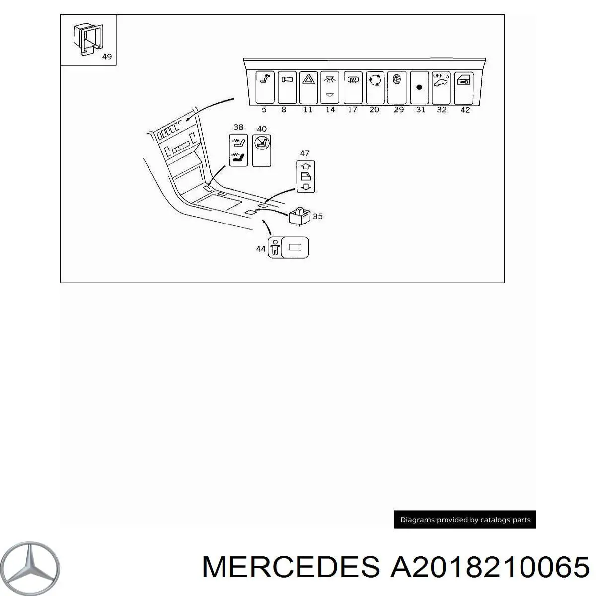  Mercedes A2018210065 precio, desde  
