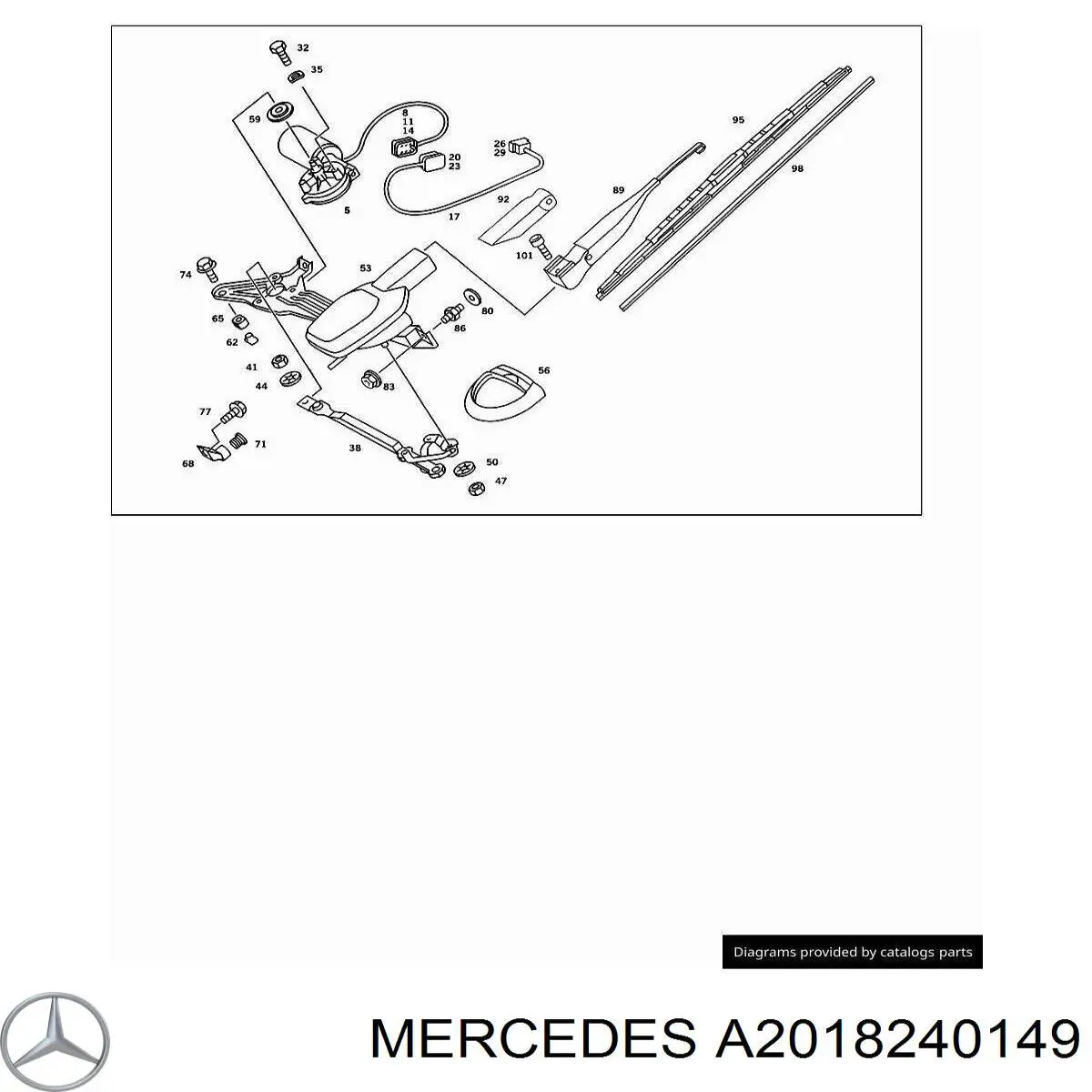  Mercedes A2018240149 precio, desde 3,06 EUR