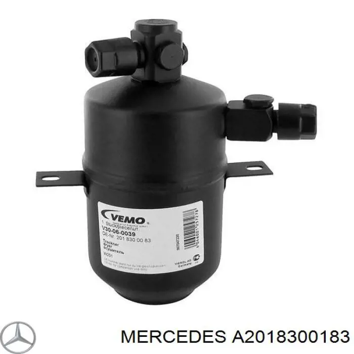 A2018300183 Mercedes Filtro deshidratante aire acondicionado