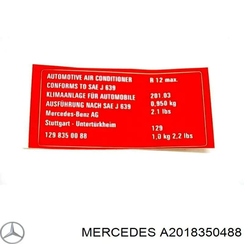  Mercedes A2018350488 precio, desde 4,57 EUR