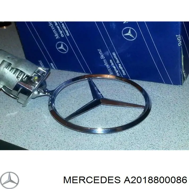 A2018800086 Mercedes emblema de capó