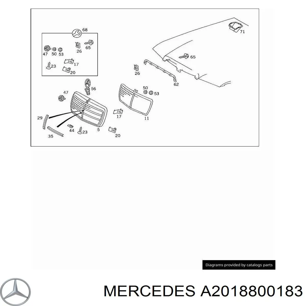  Mercedes A2018800183 precio, desde  