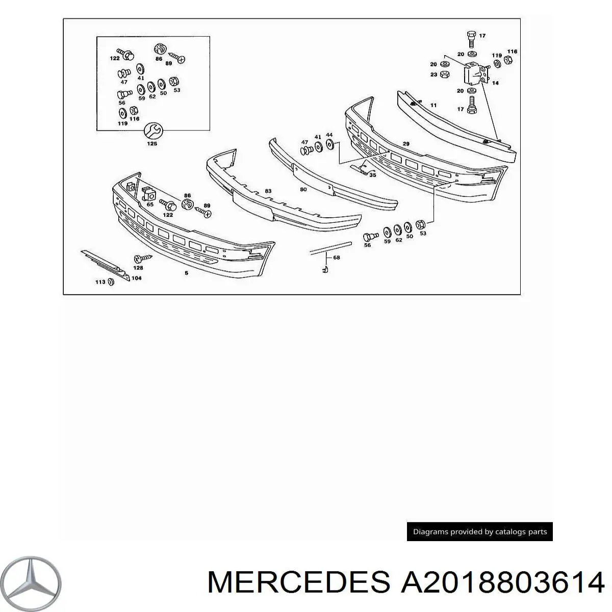  Mercedes A2018804214 precio, desde 140,61 EUR