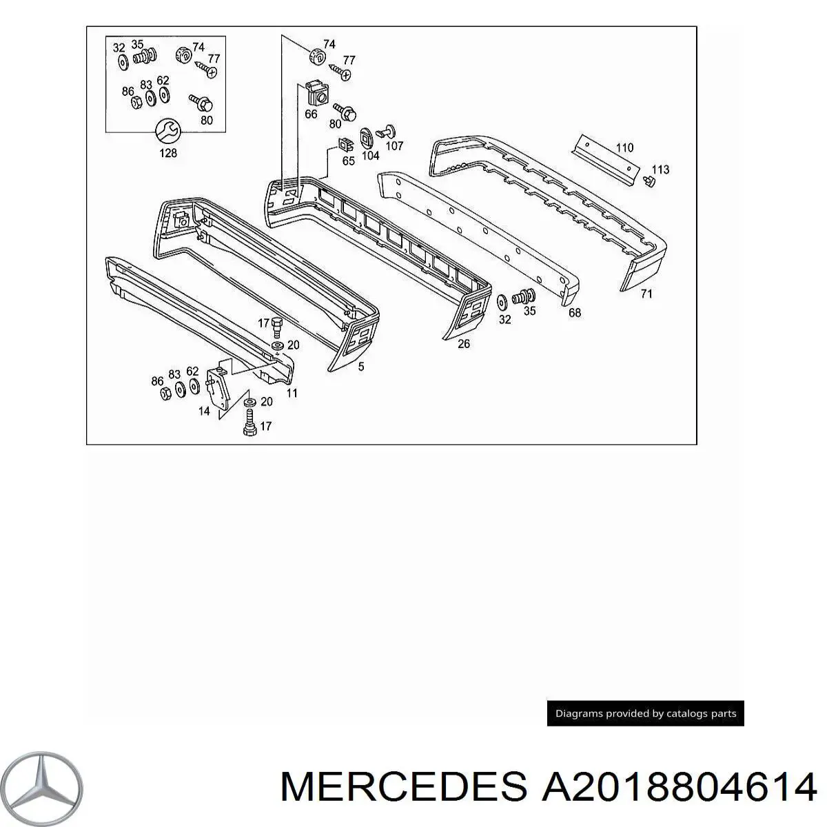 A2018804614 Mercedes 