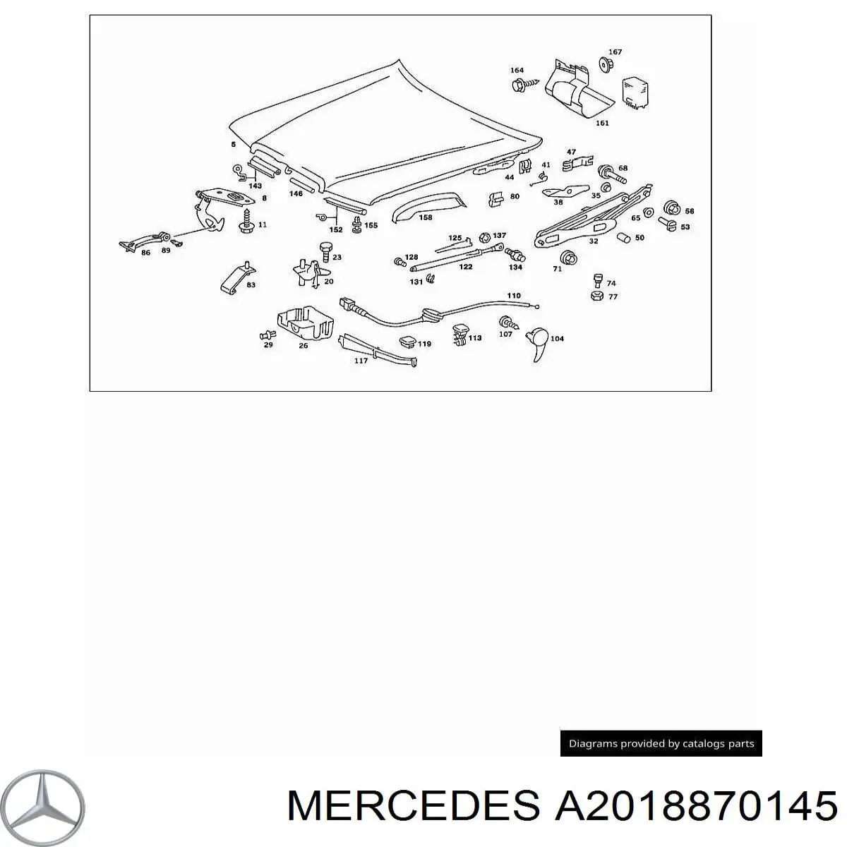 Mercedes A2018870145 precio, desde 31,74 EUR