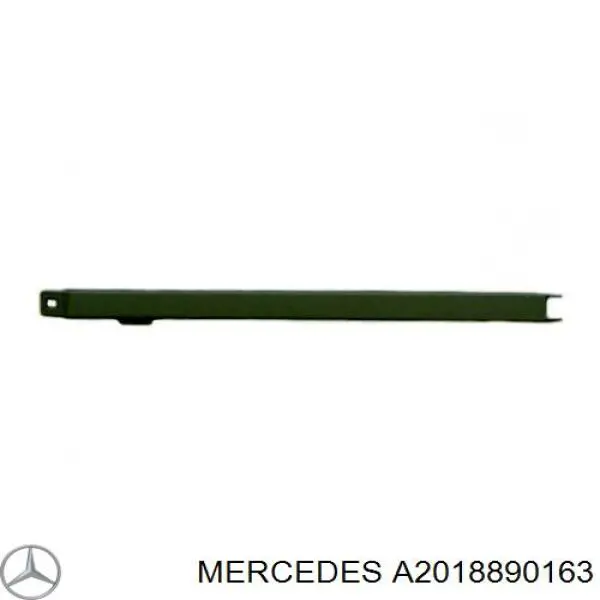A2018890163 Mercedes listón del faro izquierdo