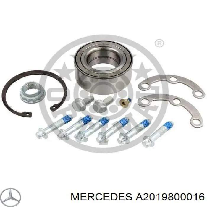 A2019800016 Mercedes cojinete de rueda trasero