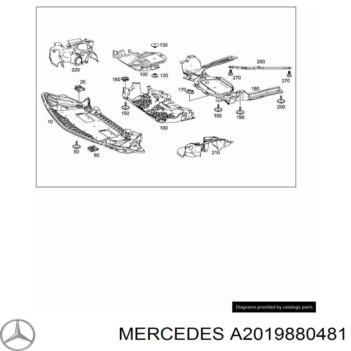  Mercedes A2019880481 precio, desde 4,46 EUR