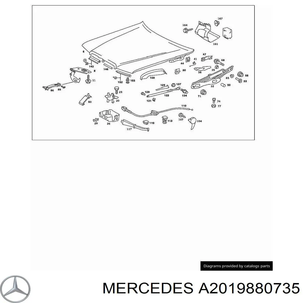  Mercedes A2019880735 precio, desde 3,57 EUR