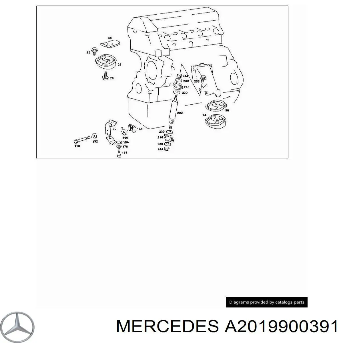  Mercedes A2019900391 precio, desde 46,58 EUR