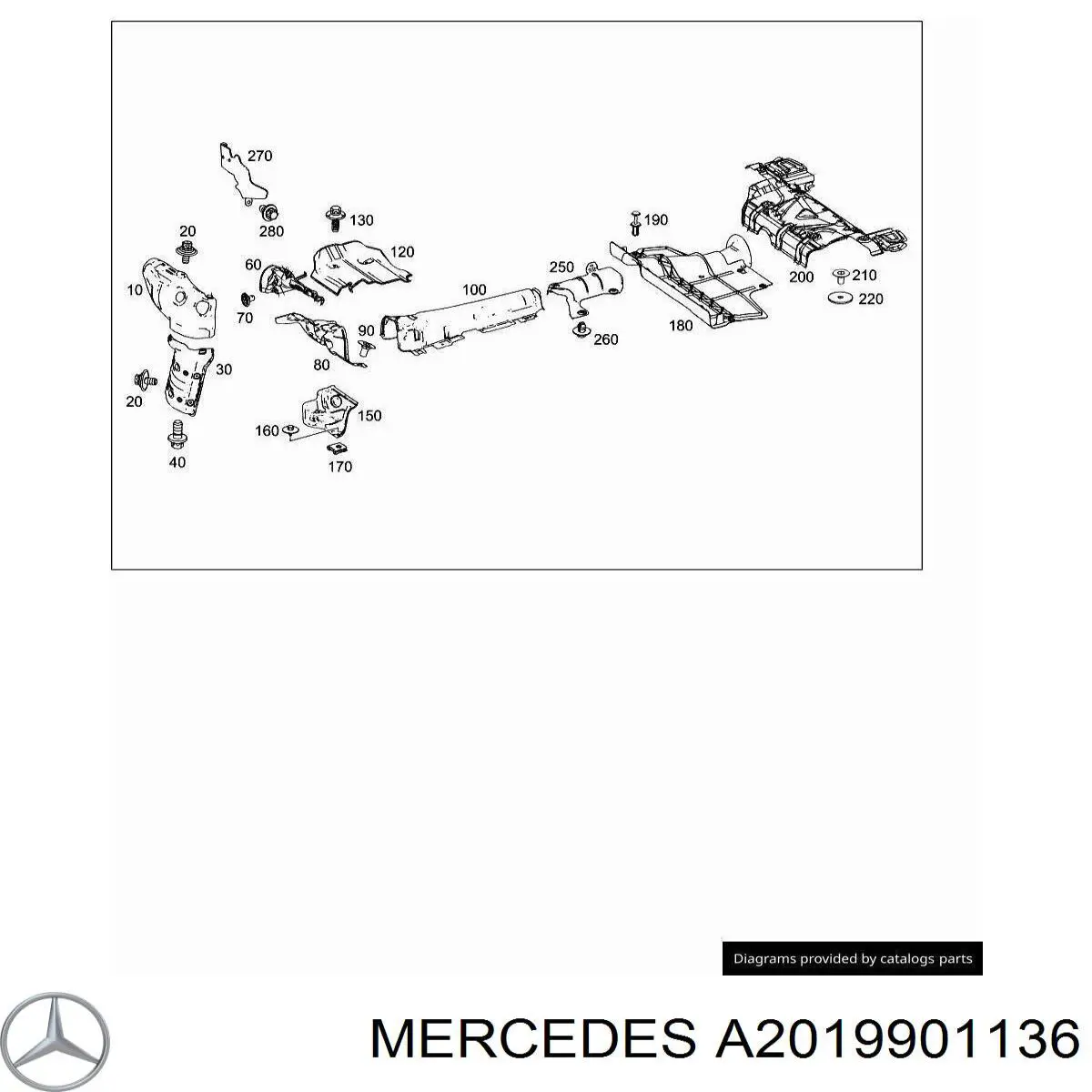  Mercedes A2019901136 precio, desde 6,99 EUR