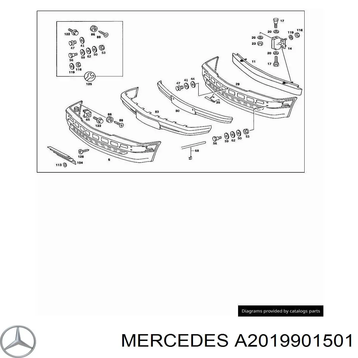 A2019901501 Mercedes 