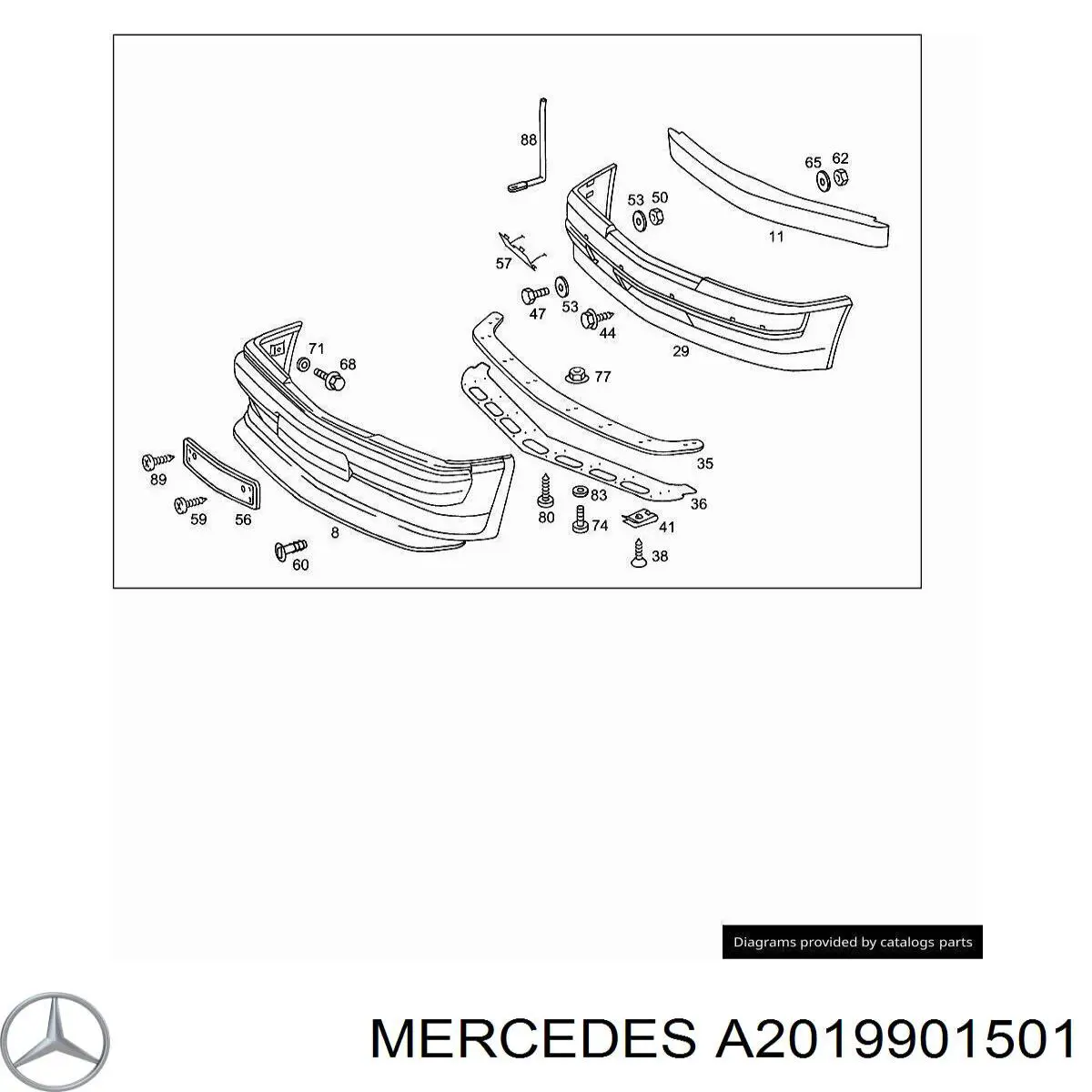  Mercedes A2019901501 precio, desde  