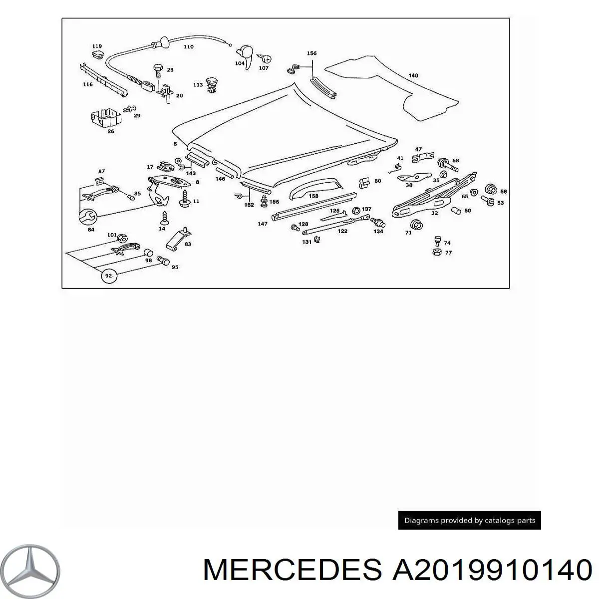  Mercedes A2019910140 precio, desde 5,84 EUR