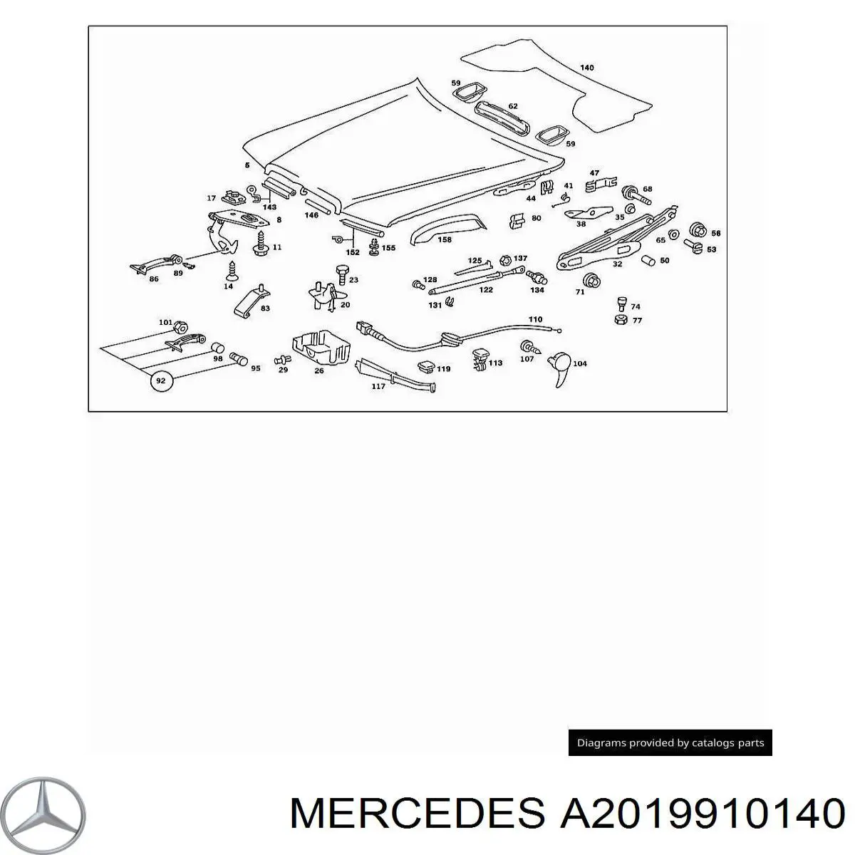 A2019910140 Mercedes 