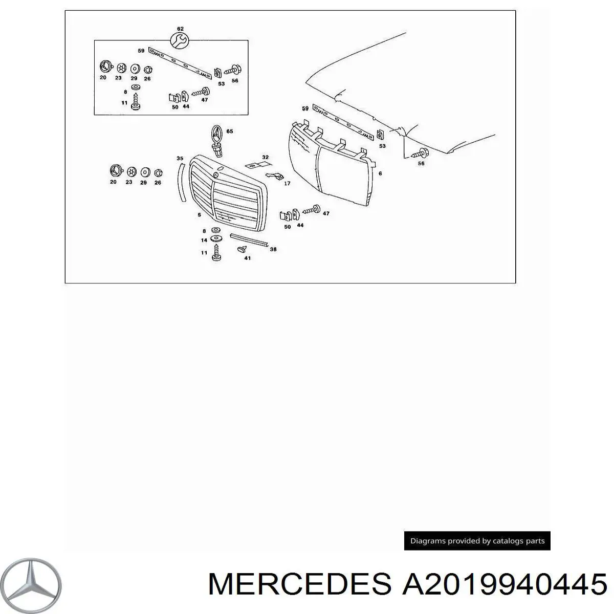  Mercedes A2019940445 precio, desde 0,44 EUR