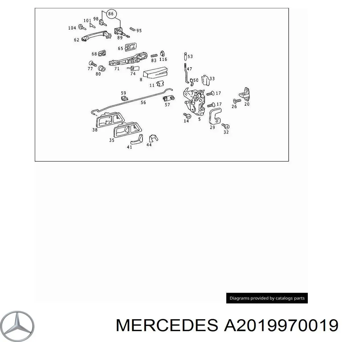  Mercedes A2019970019 precio, desde 7,80 EUR