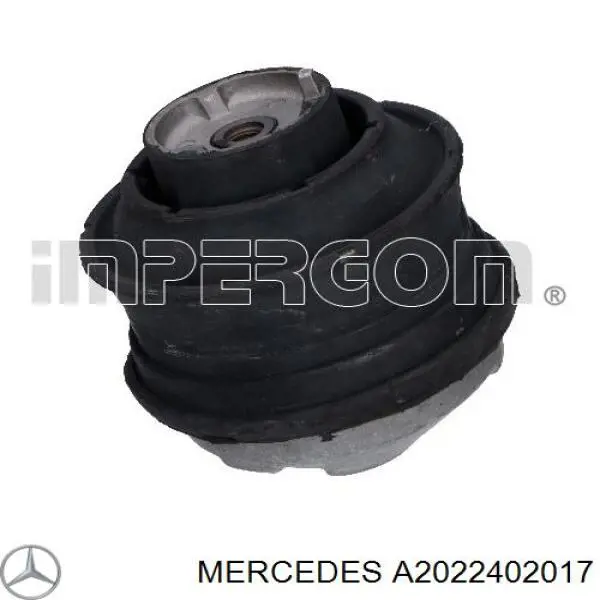 A2022402017 Mercedes soporte de motor, izquierda / derecha