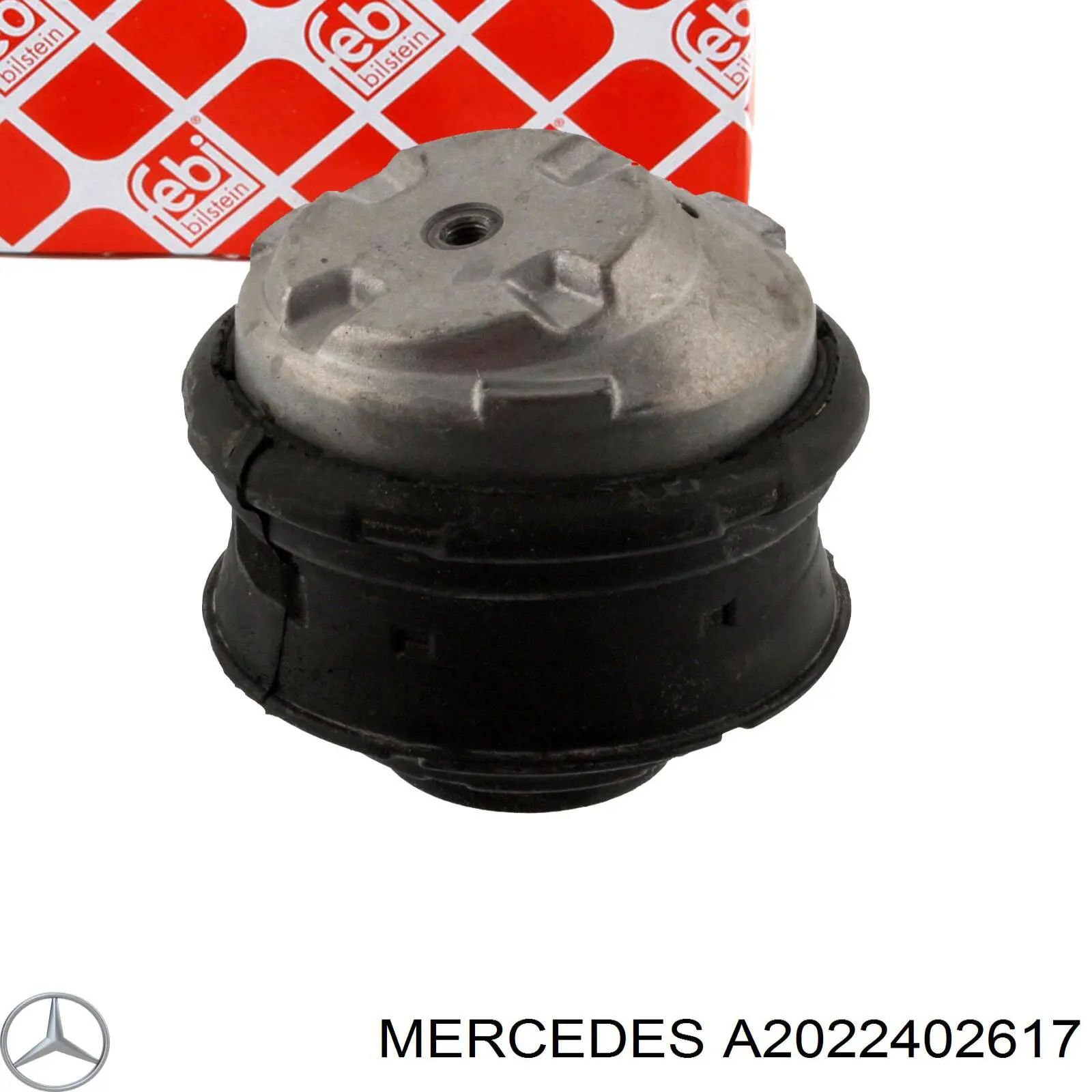 A2022402617 Mercedes soporte de motor, izquierda / derecha