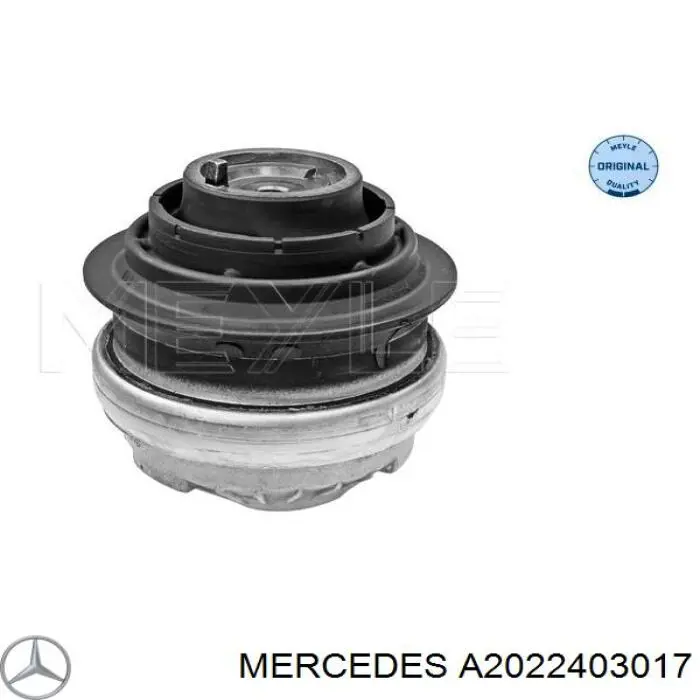 A2022403017 Mercedes soporte de motor derecho