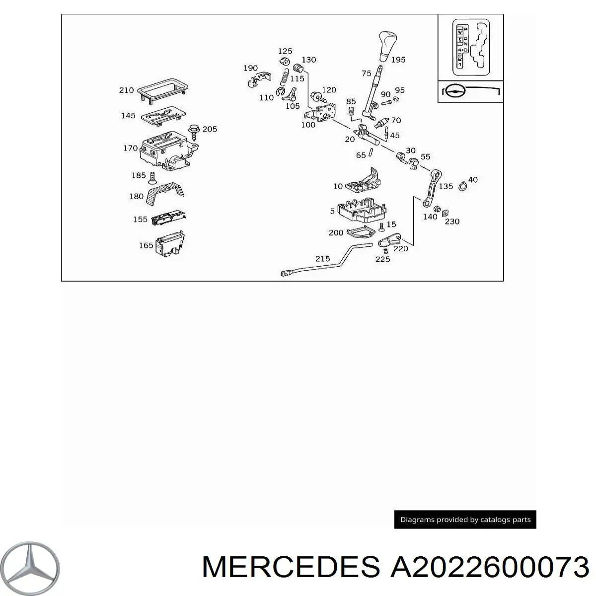  Mercedes A2022600073 precio, desde 52,33 EUR