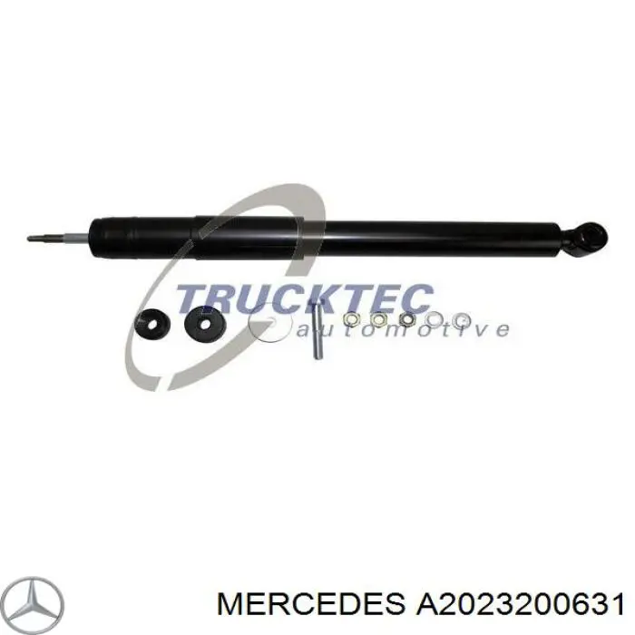 Amortiguador trasero Mercedes A2023200631 precio, desde 54,12 EUR