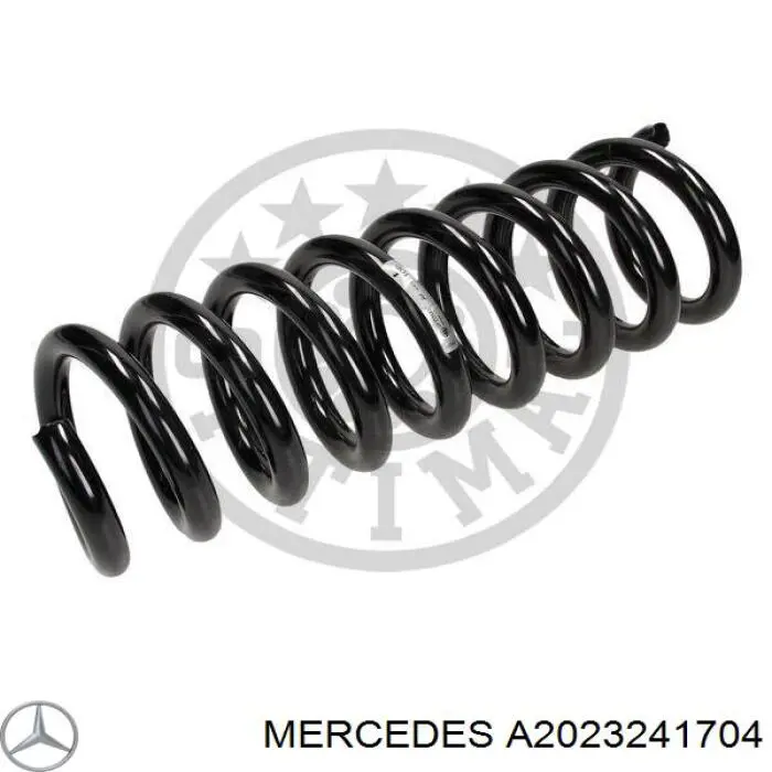Comprar A2023241704 Mercedes Muelle de eje trasero