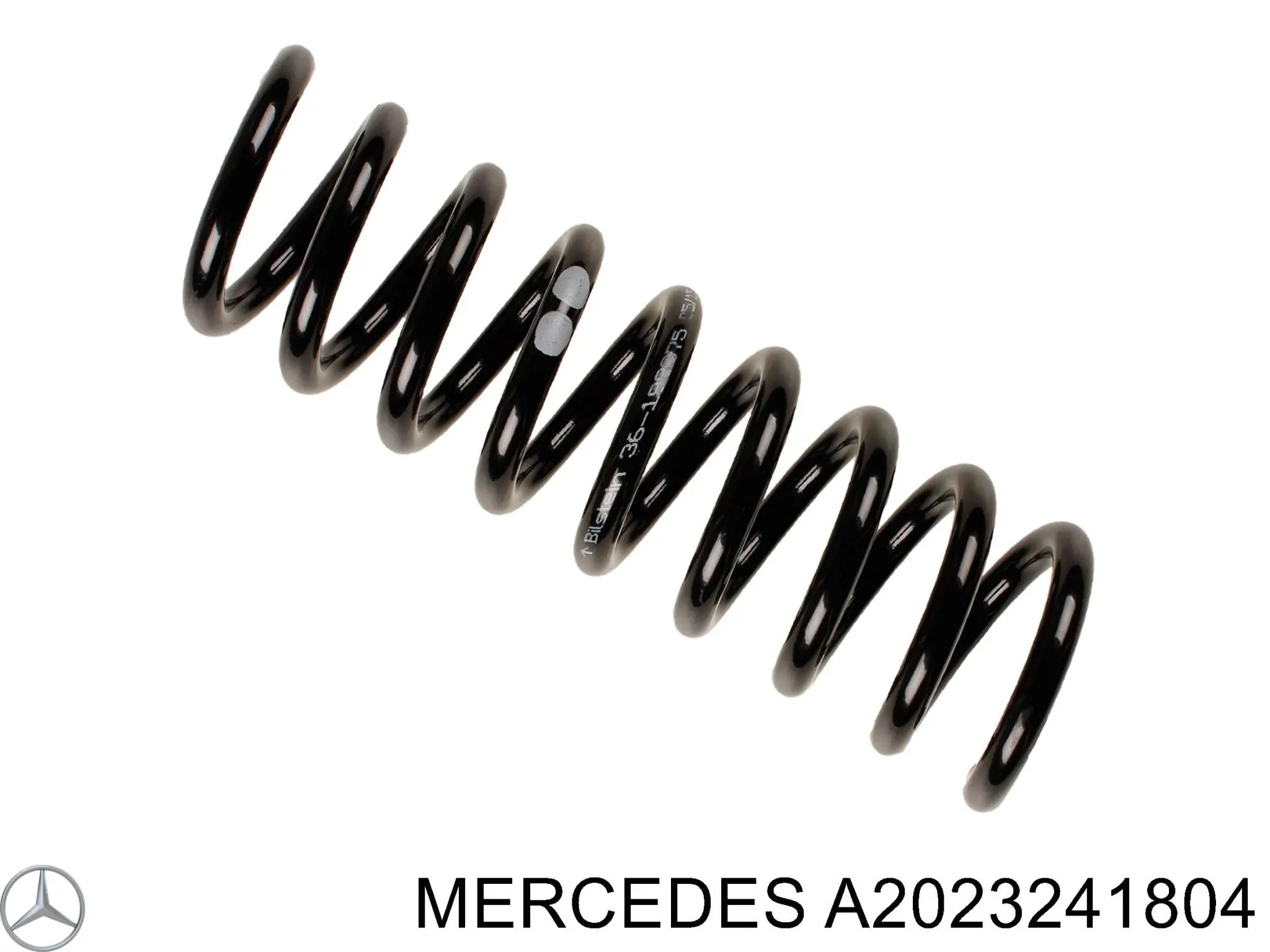 A2023241804 Mercedes muelle de suspensión eje trasero