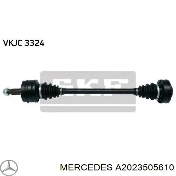 Palier trasero Mercedes A2023505610 precio, desde 68,24 EUR