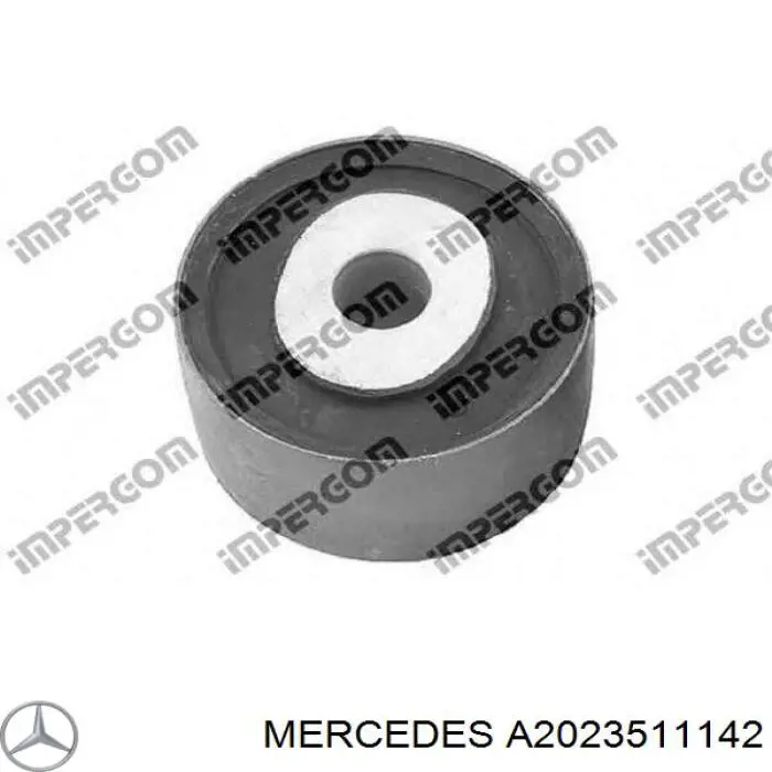 A2023511142 Mercedes suspensión, cuerpo del eje trasero