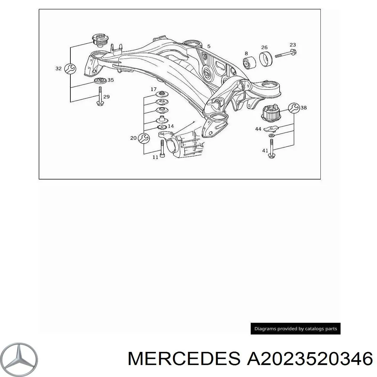  Mercedes A2023520346 precio, desde 28,62 EUR
