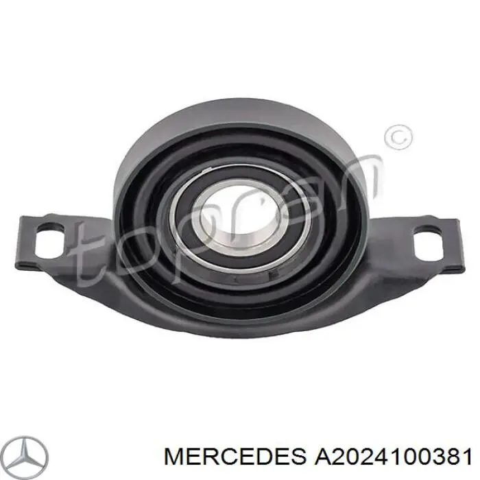 A2024100381 Mercedes suspensión, árbol de transmisión