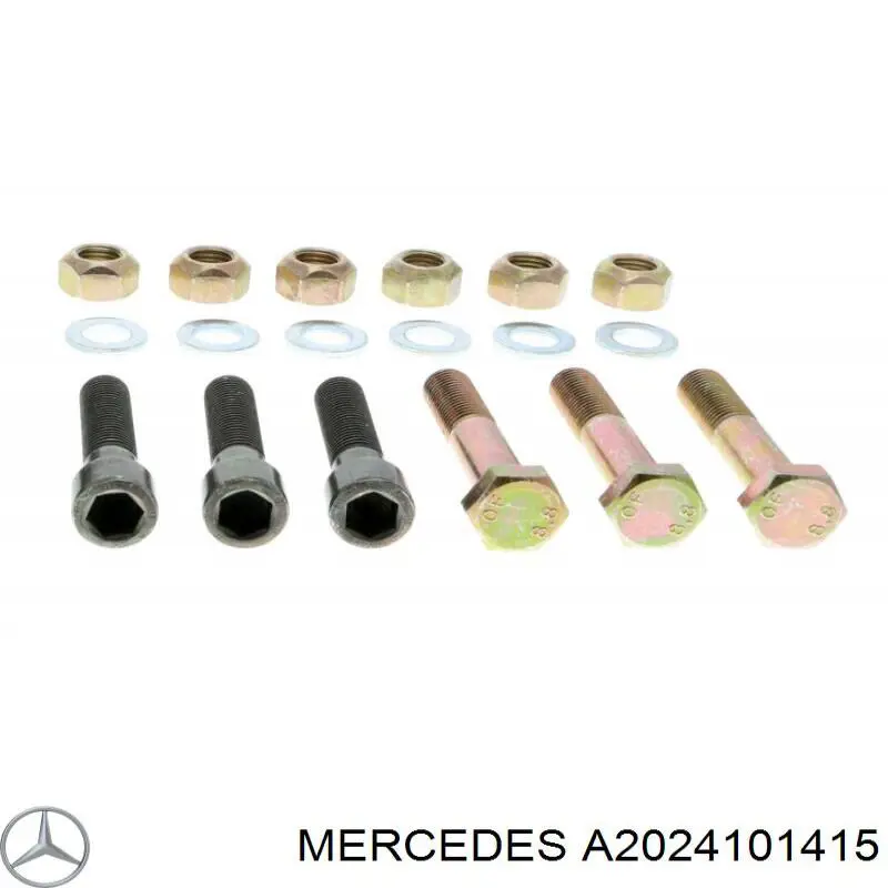 A2024101415 Mercedes acoplamiento elástico del cardán