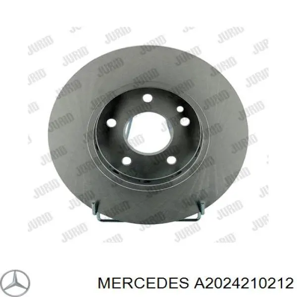 Comprar A2024210212 Mercedes Freno de disco delantero