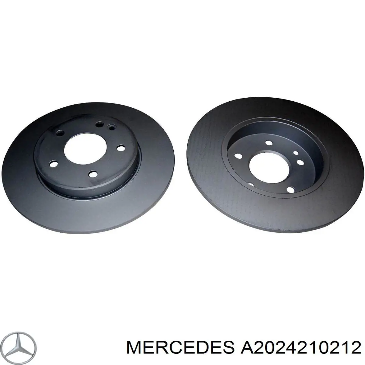 Comprar A2024210212 Mercedes Freno de disco delantero