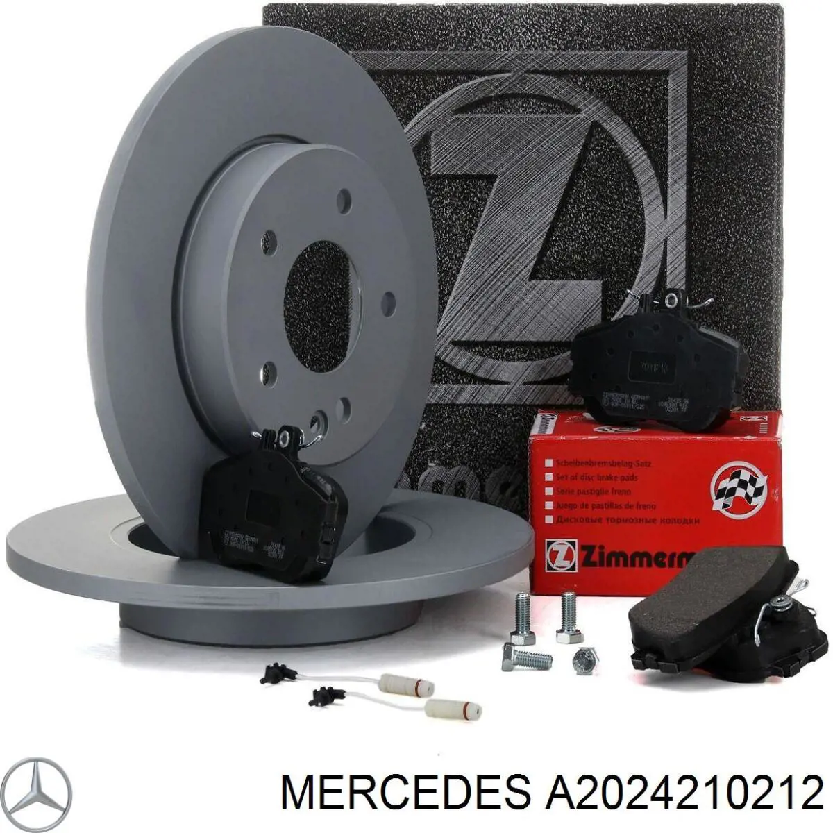 Disco de freno A2024210212 Mercedes