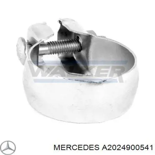 A2024900541 Mercedes abrazadera de silenciador delantera