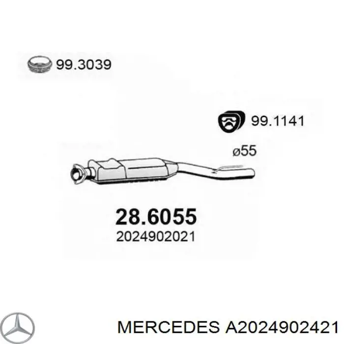  Mercedes A2024902421 precio, desde  