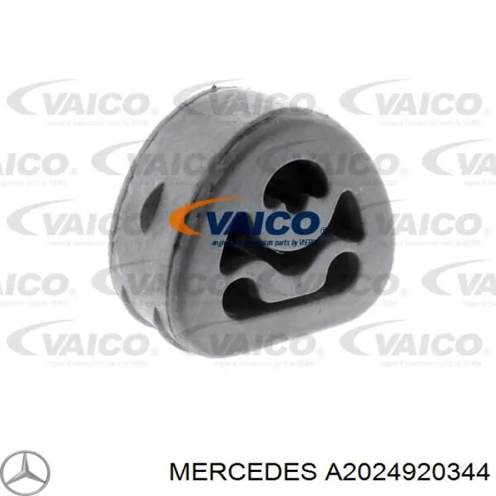 A2024920344 Mercedes soporte, silenciador