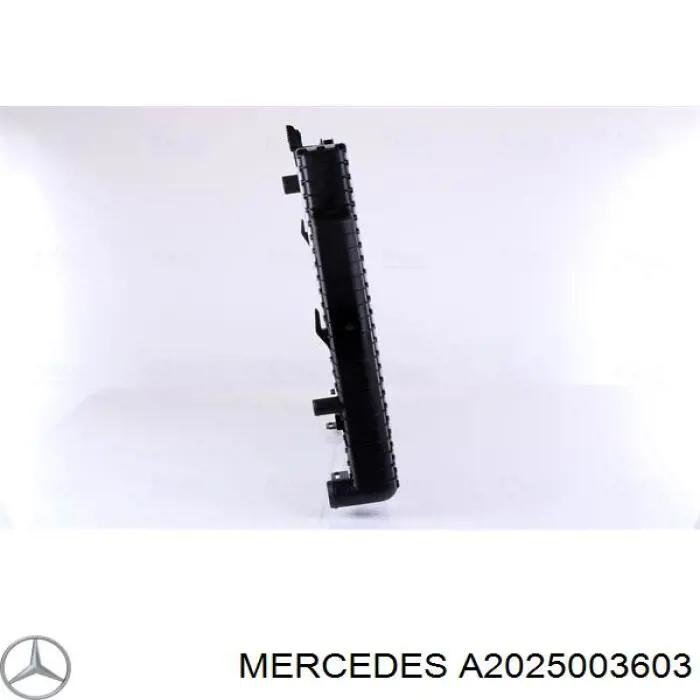 A2025003603 Mercedes radiador refrigeración del motor