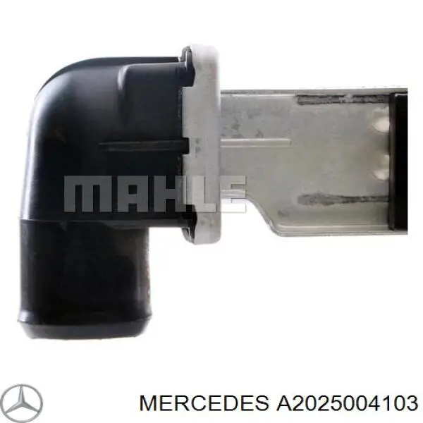 A2025004103 Mercedes radiador refrigeración del motor