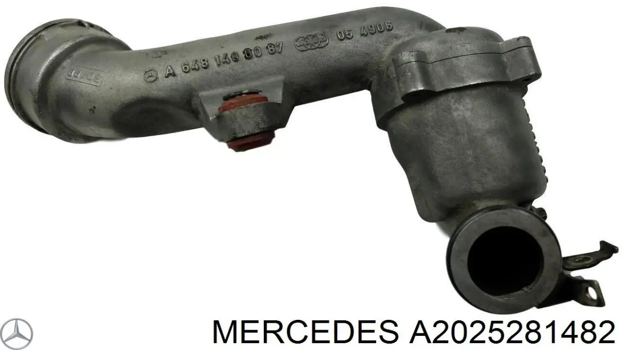 Tubo flexible de aire de sobrealimentación Mercedes A2025281482