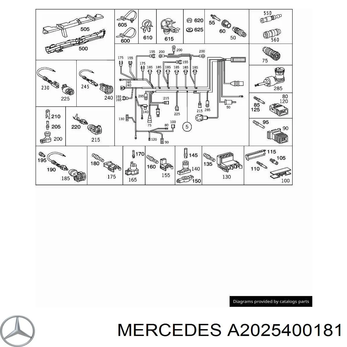  Mercedes A2025400181 precio, desde 167,49 EUR